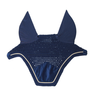 product shot image of the kentucky horsewear wellington basic velvet fly veil navy
