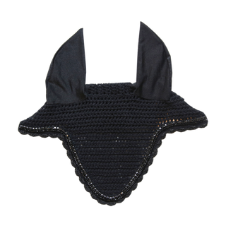 product shot image of the Long Stone & Pearl Fly Hood - Black