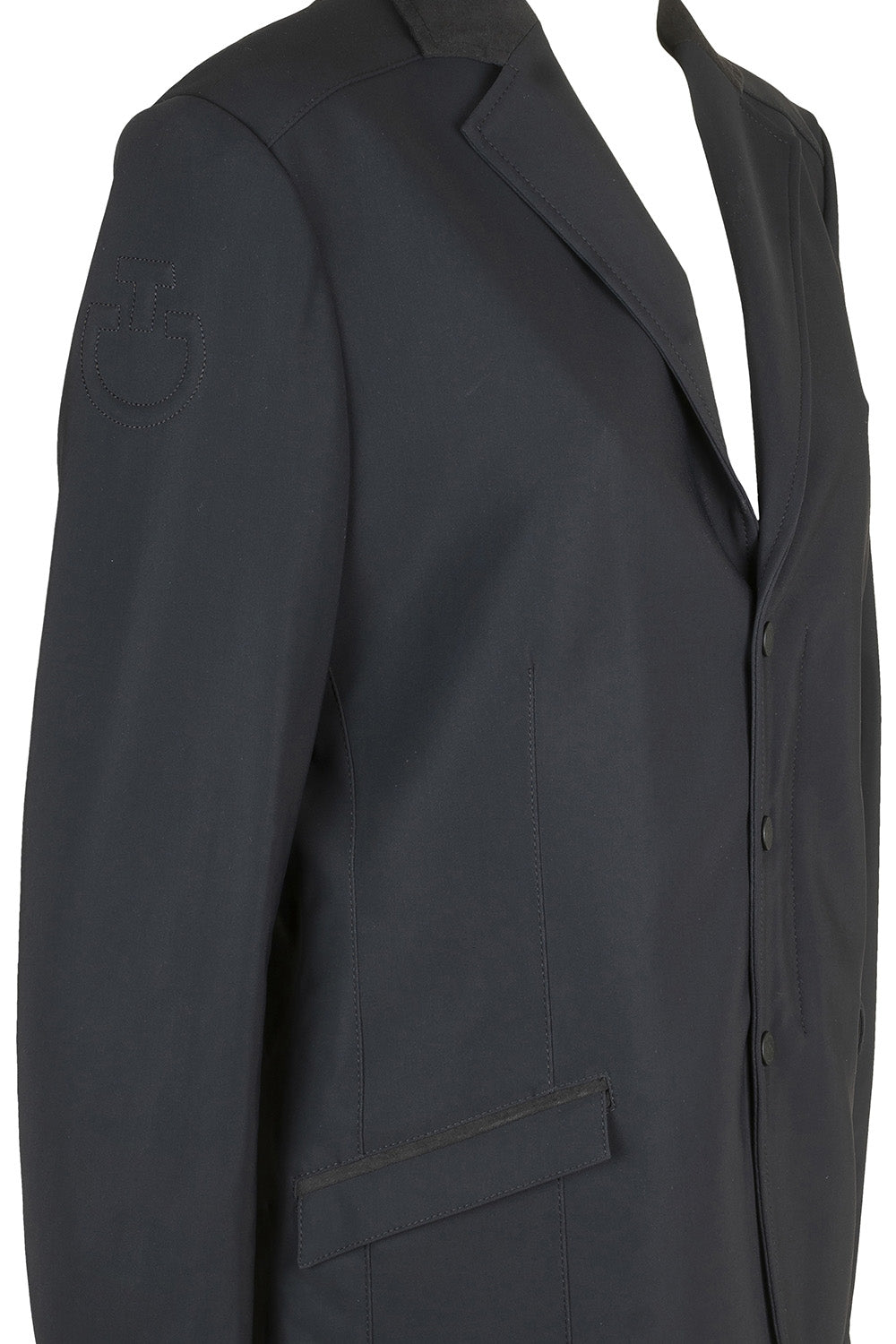 product shot image of the Mens Zip Riding Jacket - Black