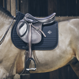 product shot image of the Saddle Pad Pearls Jumping - Black
