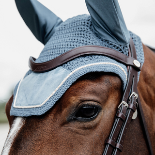 product shot image of the Fly Veil Wellington Velvet - Light Blue