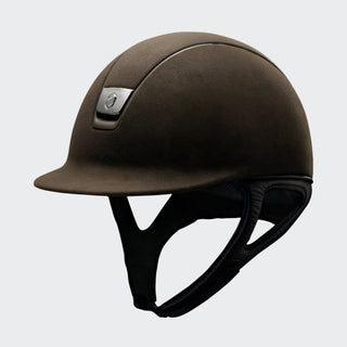 product shot image of the samshield premium brown alcantara